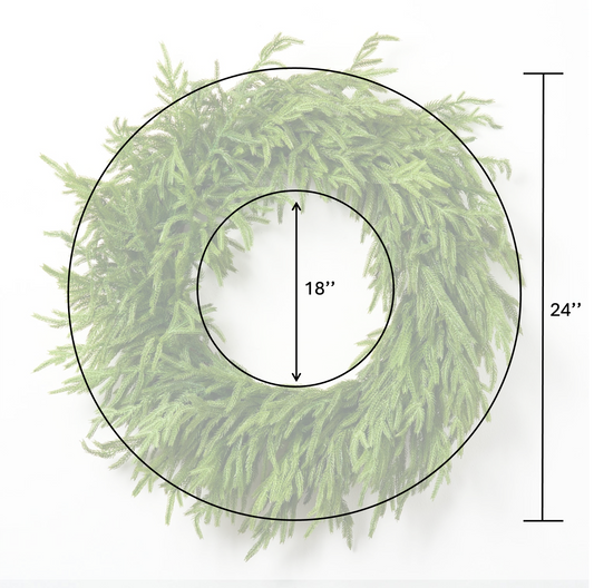 Medium Holiday Wreath (24'')