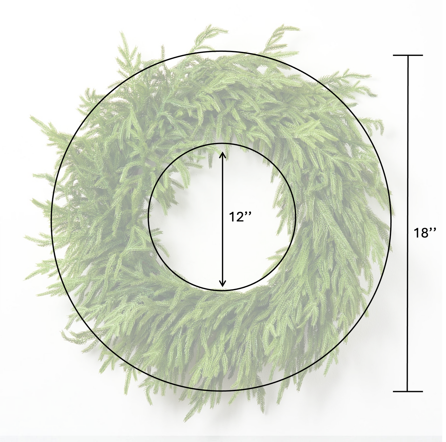Small Christmas Wreath (18'')